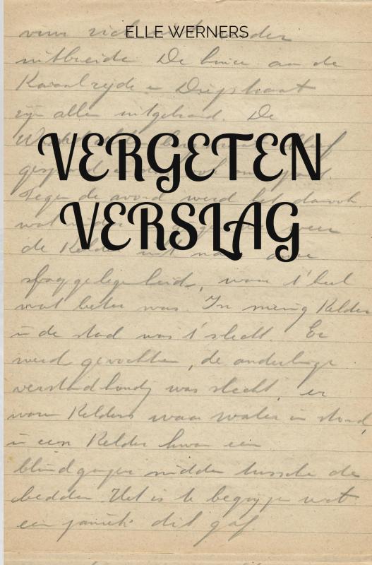 Omslag van VERGETEN VERSLAG