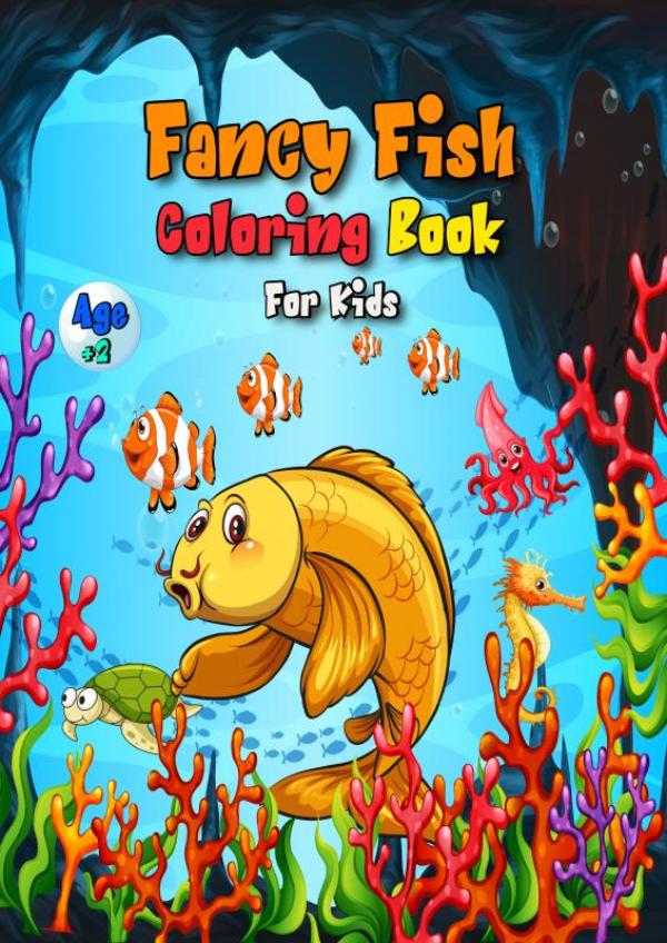 Omslag van Fancy Fish Coloring Book