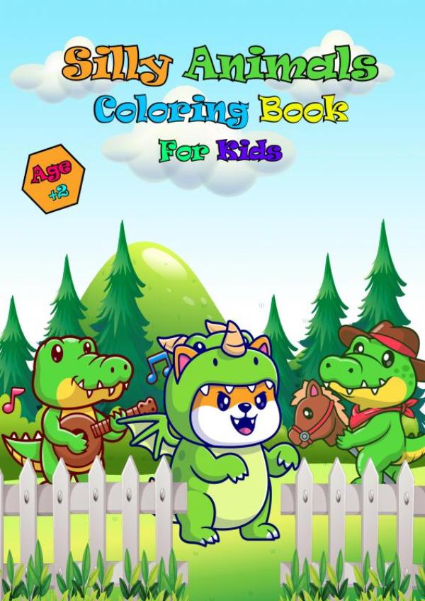 Omslag van Silly Animals Coloring Book