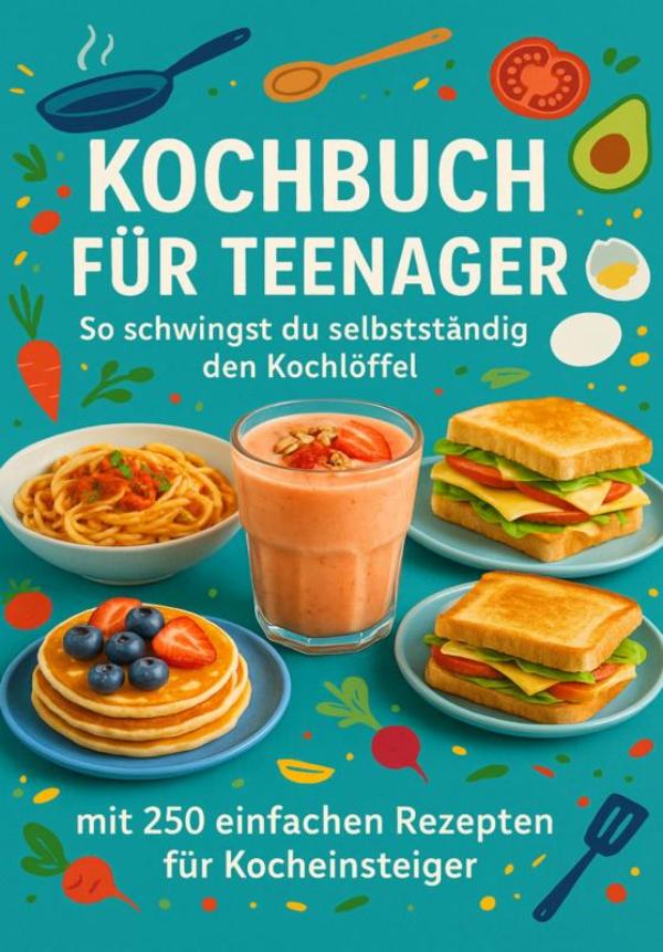 Omslag van Kochbuch für Teenager So schwingst du selbstständig den Kochlöffel