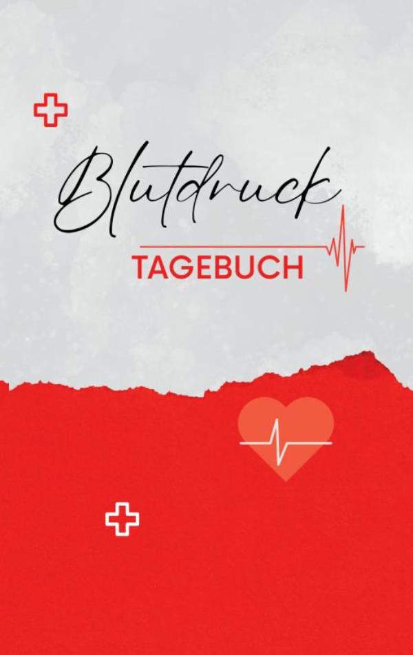 Omslag van Blutdruck Tagebuch 1 Jahr