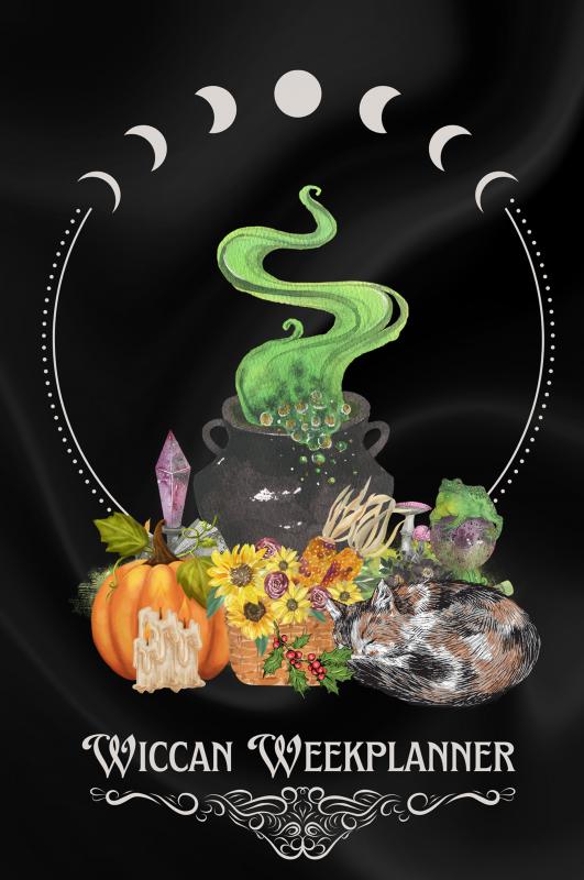Omslag van Wiccan Weekplanner 2024