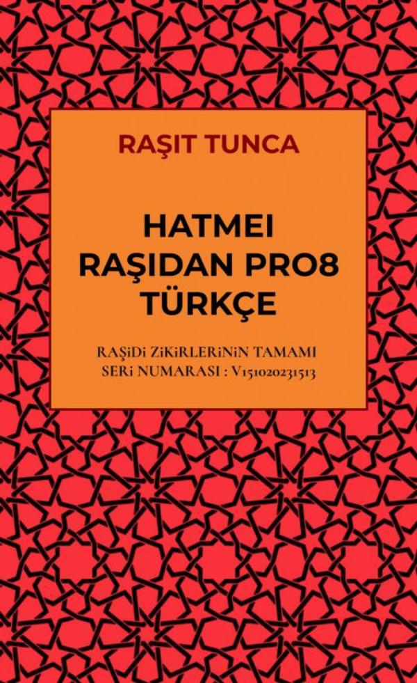 Omslag van HATMEi RAŞiDAN PRO8 TÜRKÇE LATiNCE OKUNUŞU