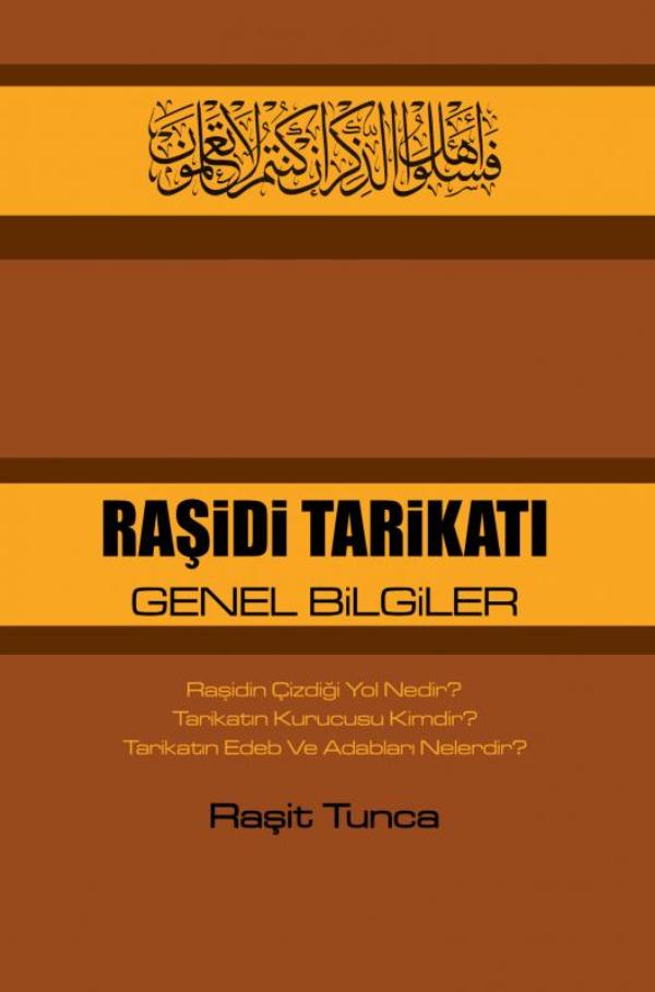 Omslag van RAŞiDi TARiKATI GENEL BiLGiLER