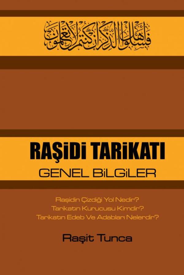 Omslag van RAŞiDi TARiKATI GENEL BiLGiLER