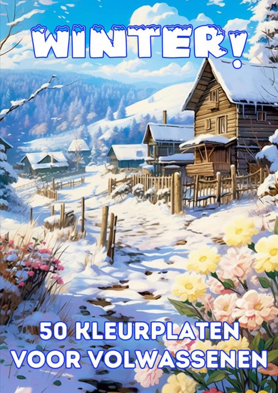 Omslag van Kleurplaten Volwassenen - Winter!