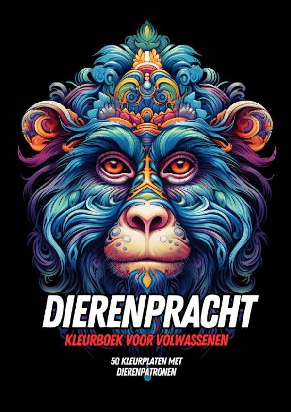 Omslag van Kleurboek voor Volwassenen - Dierenpracht
