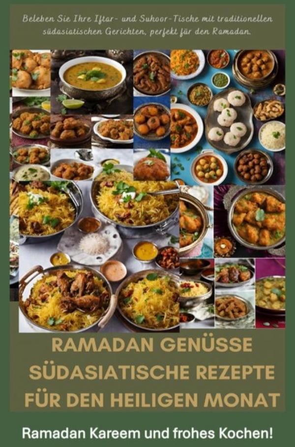 Omslag van Ramadan Genüsse: Südasiatische Rezepte für den heiligen Monat