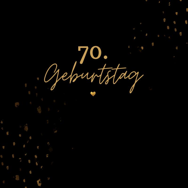 Omslag van 70. Geburtstag- Gästebuch Blanko