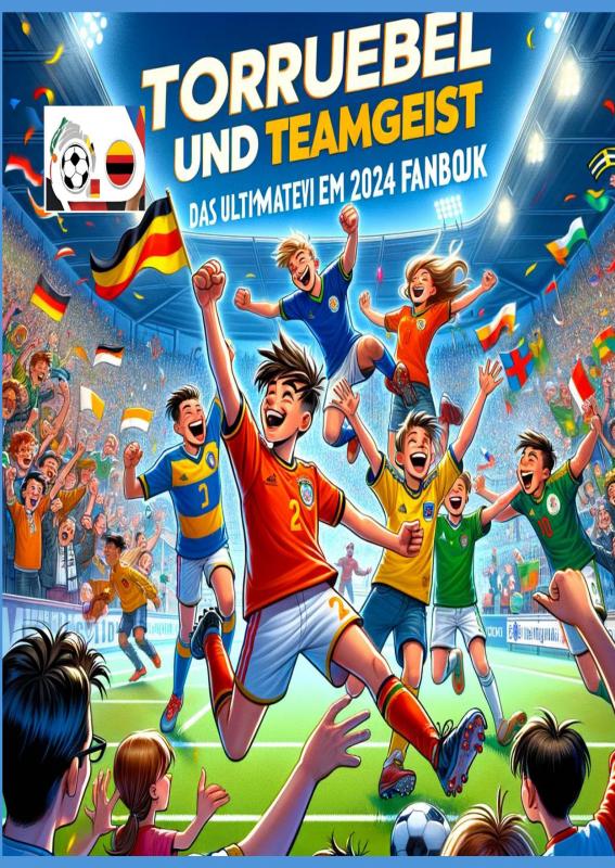 Omslag van Torjubel und Teamgeist: Das ultimative EM 2024 Fanbuch für Kinder und Jugendliche