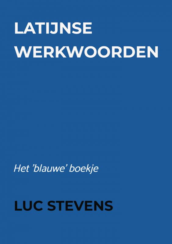 Omslag van Latijnse werkwoorden