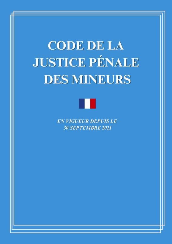 Omslag van Code de la justice pénale des mineurs