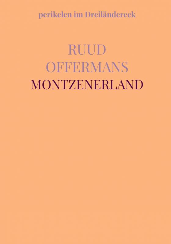 Omslag van Montzenerland