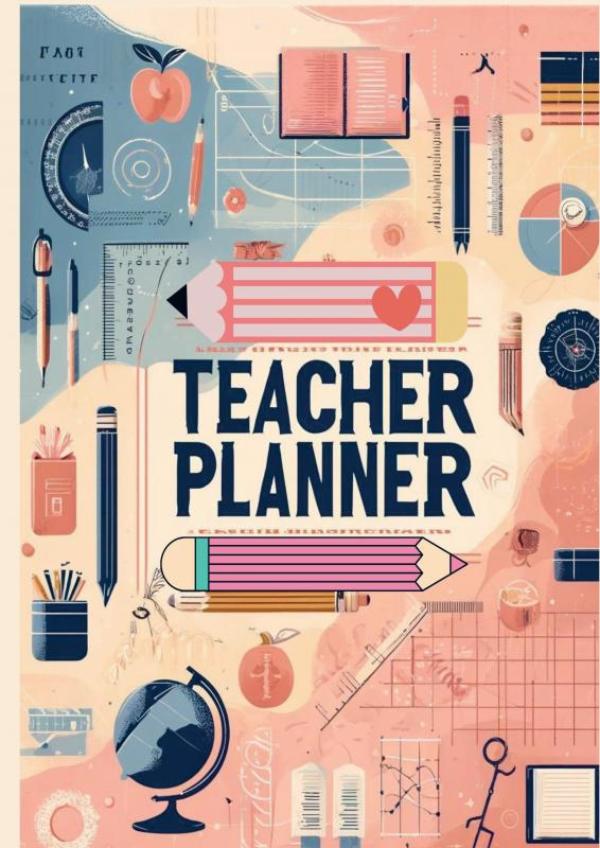 Omslag van Lehrer Planer: Teacher Planner
