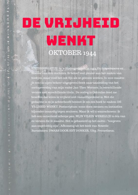 Omslag van DE VRIJHEID WENKT