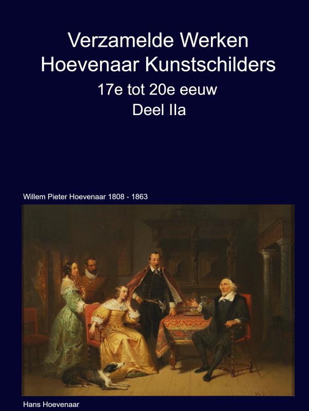 Omslag van Verzamelde Werken Hoevenaar Kunstschilders 17e tot 20e eeuw Deel IIa