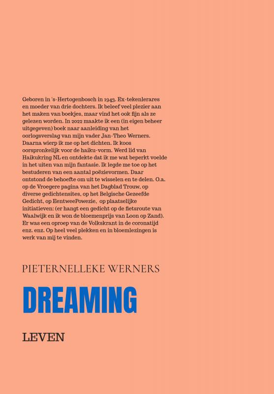 Omslag van DREAMING