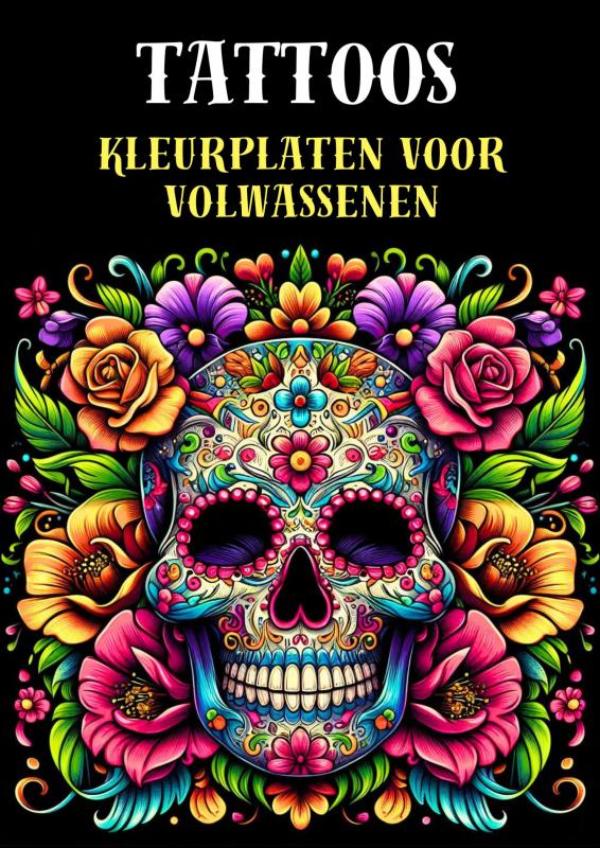 Omslag van Kleurplaat voor Volwassenen - Tattoos