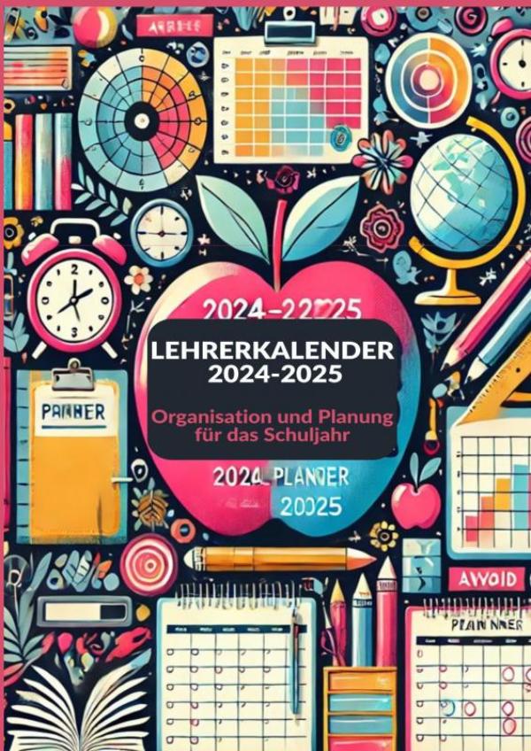 Omslag van Lehrerkalender 2024-2025
