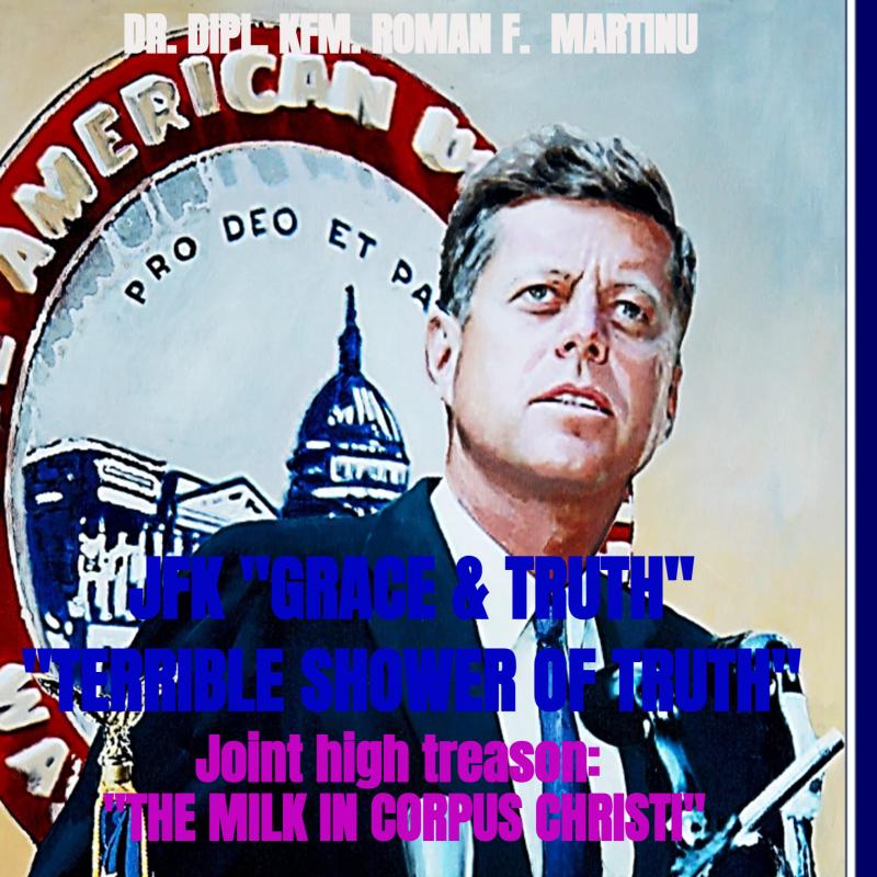 Omslag van JFK "GRACE & TRUTH" "TERRIBLE SHOWER OF TRUTH"