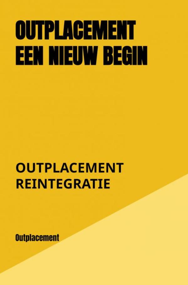 Omslag van Outplacement een nieuw begin