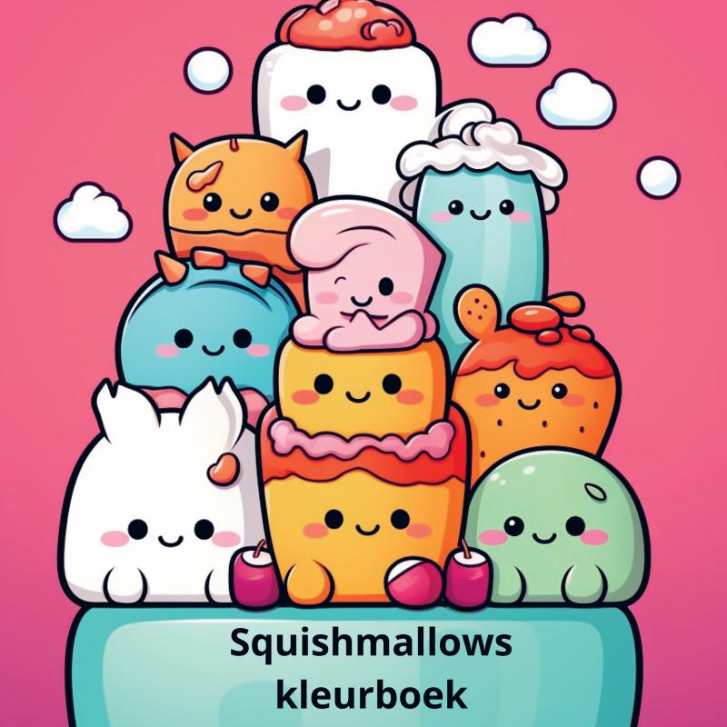 Omslag van Squishmallows Kleurboek
