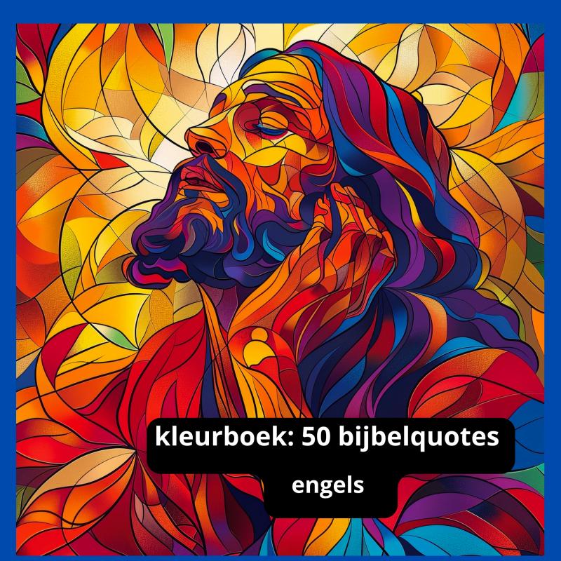 Omslag van Kleurboek: 50 bijbelquotes