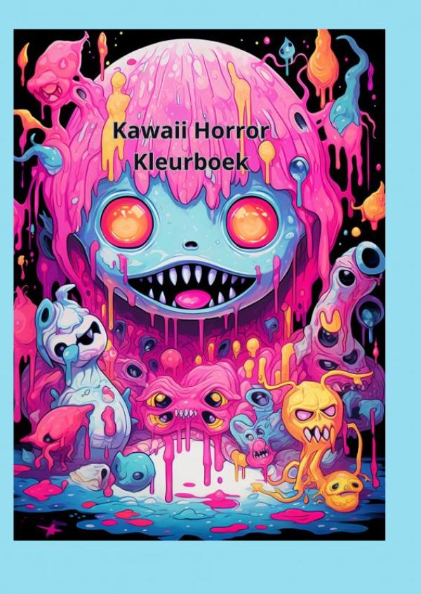 Omslag van Kawaii Horror Kleurboek