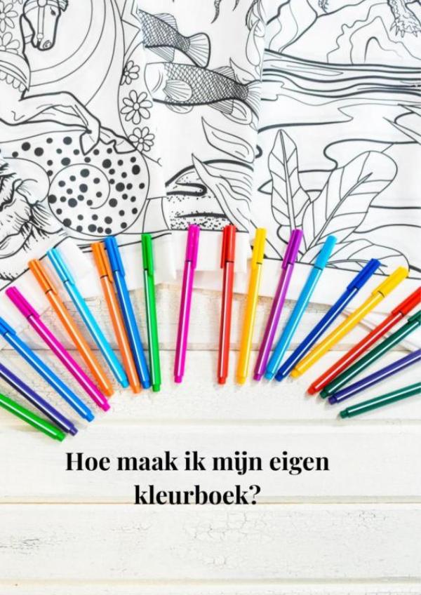 Omslag van Hoe maak ik een eigen kleurboek?