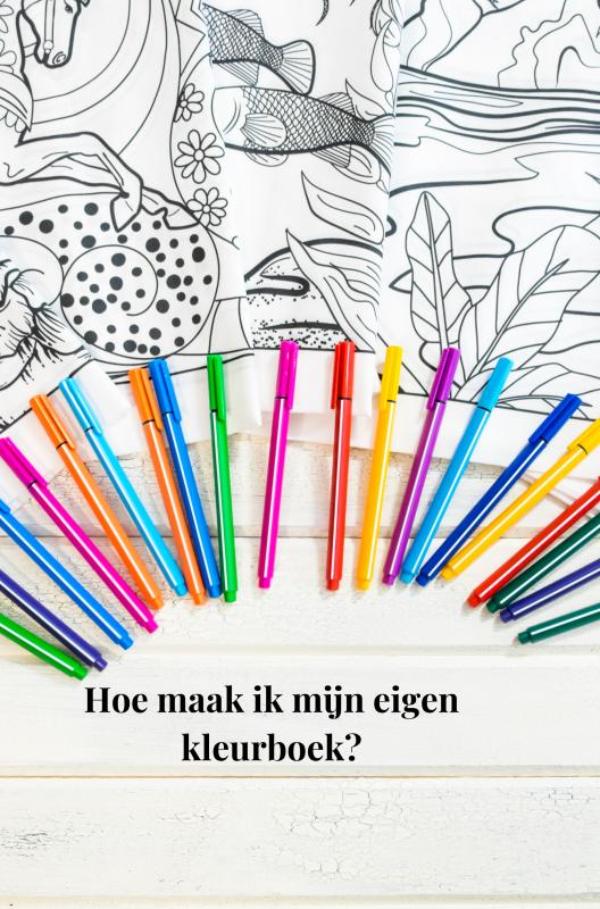 Omslag van Hoe maak ik een eigen kleurboek?