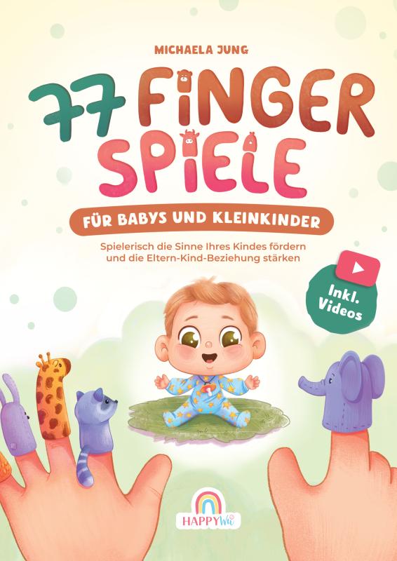 Omslag van 77 Fingerspiele für Babys und Kleinkinder