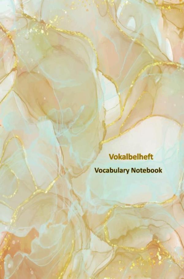 Omslag van Vokalbelheft A5: Geschenk-Idee für alle Studenten Schüler: Vokabelheft: A5, 100 Blatt, 2 Spalten mit Teilungslinie