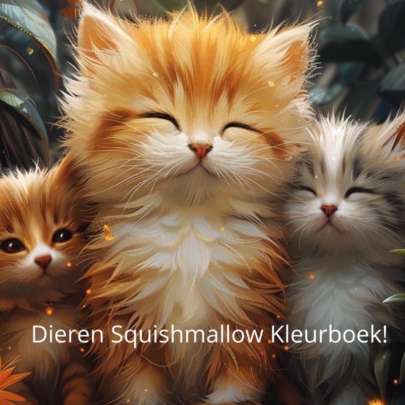 Omslag van Dieren Squishmallow Kleurboek