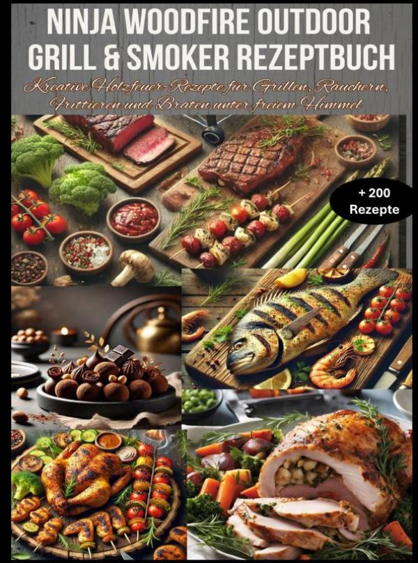 Omslag van Ninja Woodfire Outdoor Grill & Smoker Rezeptbuch