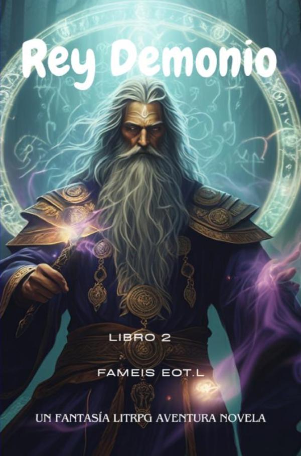 Omslag van Rey Demonio:Un Fantasía LitRPG Aventura Novela(Libro 2)