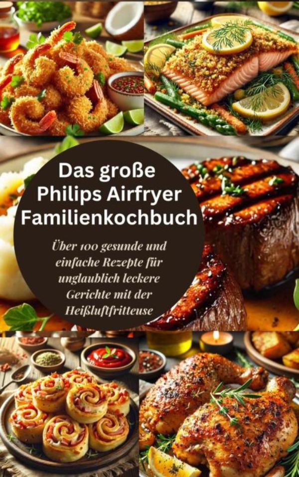 Omslag van Das große Philips Airfryer Familienkochbuch