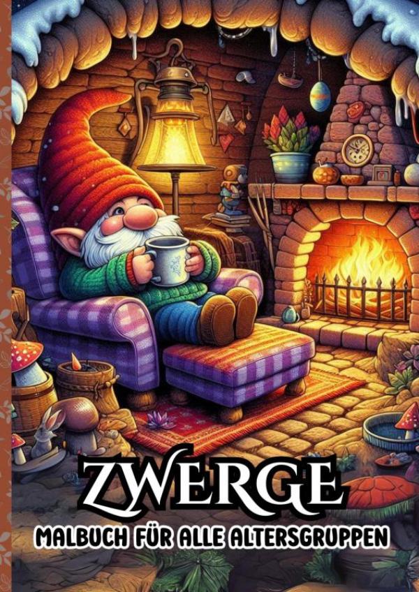 Omslag van Malbuch für alle Altergruppen - Zwerge