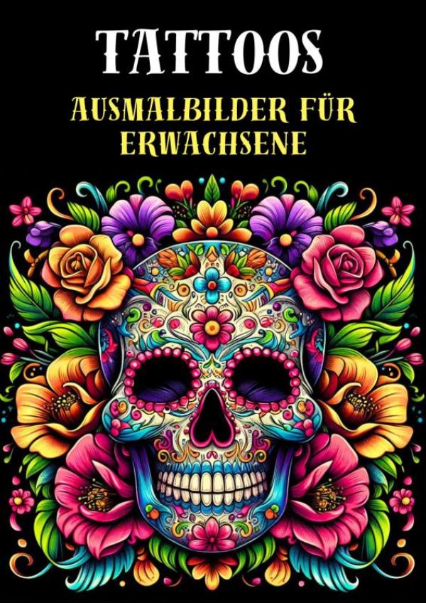 Omslag van Ausmalbilder für Erwachsene - Tattoos