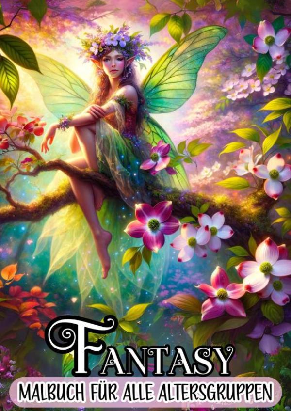 Omslag van Malbuch für alle Altersgruppen - Fantasy