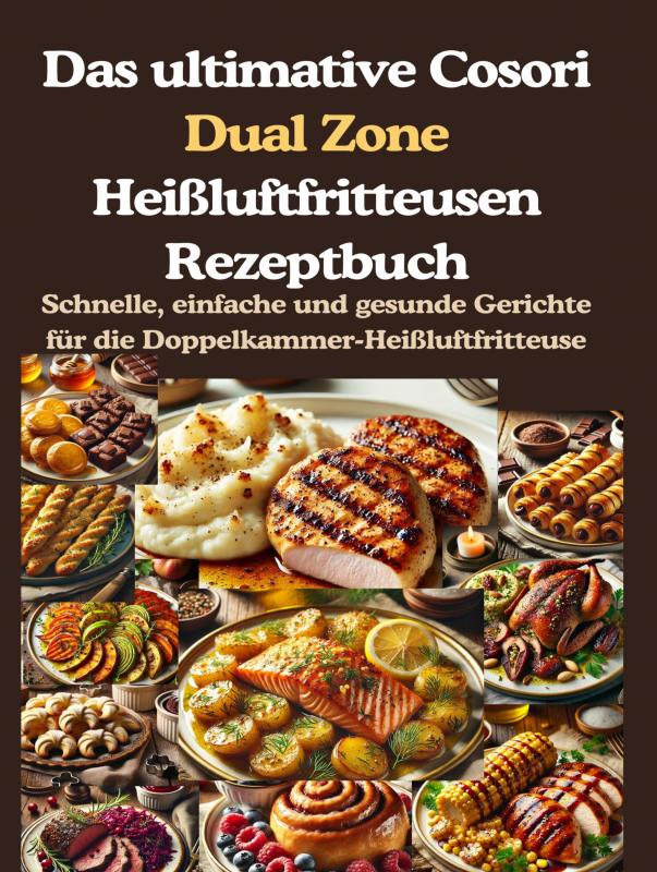 Omslag van Das ultimative Cosori Dual Zone Heißluftfritteusen Rezeptbuch