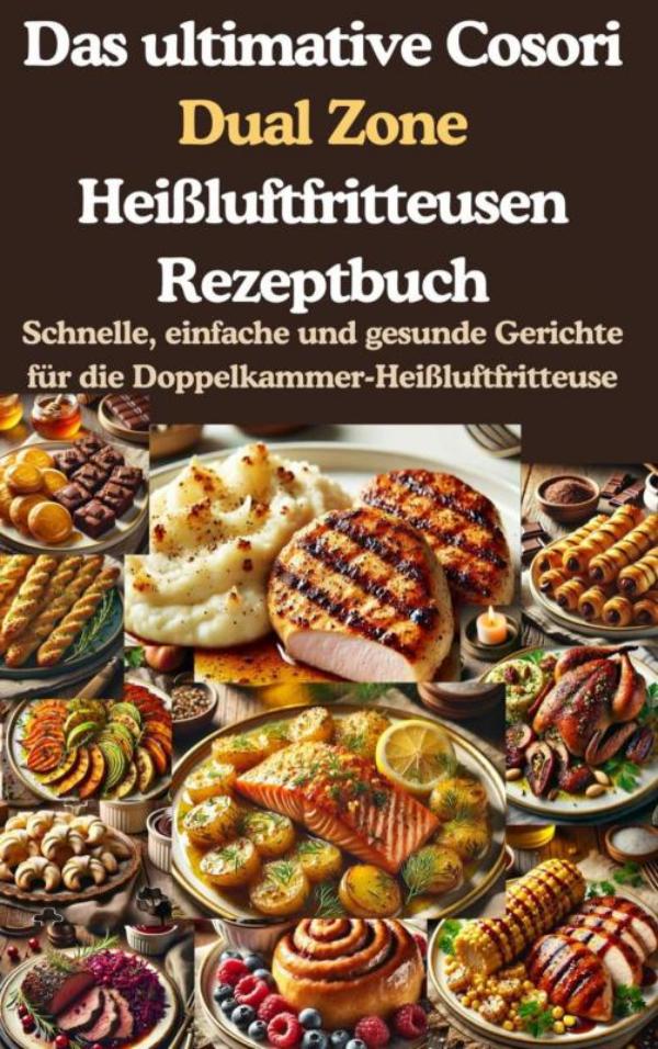 Omslag van Das ultimative Cosori Dual Zone Heißluftfritteusen Rezeptbuch