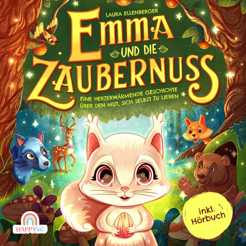 Omslag van Emma und die Zaubernuss - Eine herzerwärmende Geschichte über den Mut, sich selbst zu lieben
