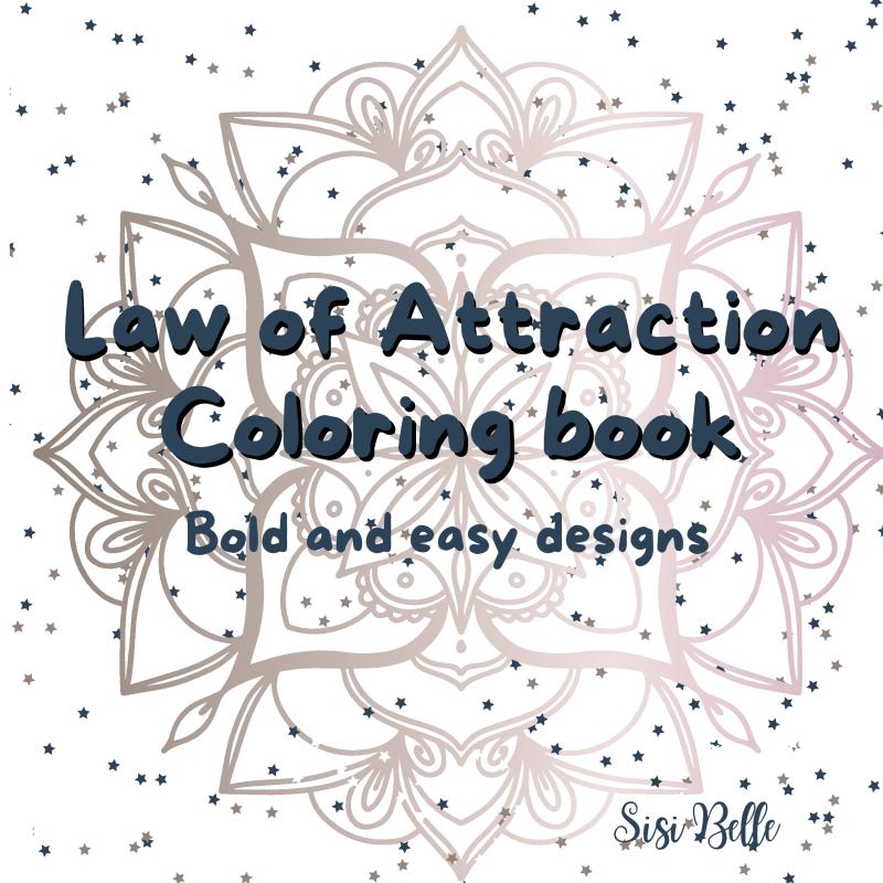 Omslag van Law of Attraction coloring book