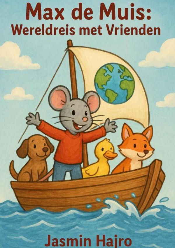 Omslag van Max de Muis: Wereldreis met Vrienden