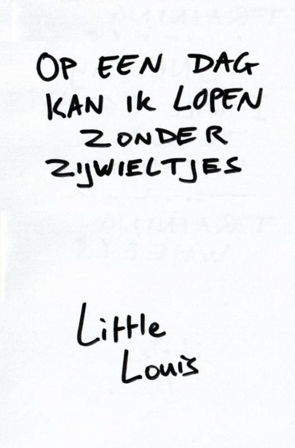 Omslag van Op een dag kan ik lopen zonder zijwieltjes
