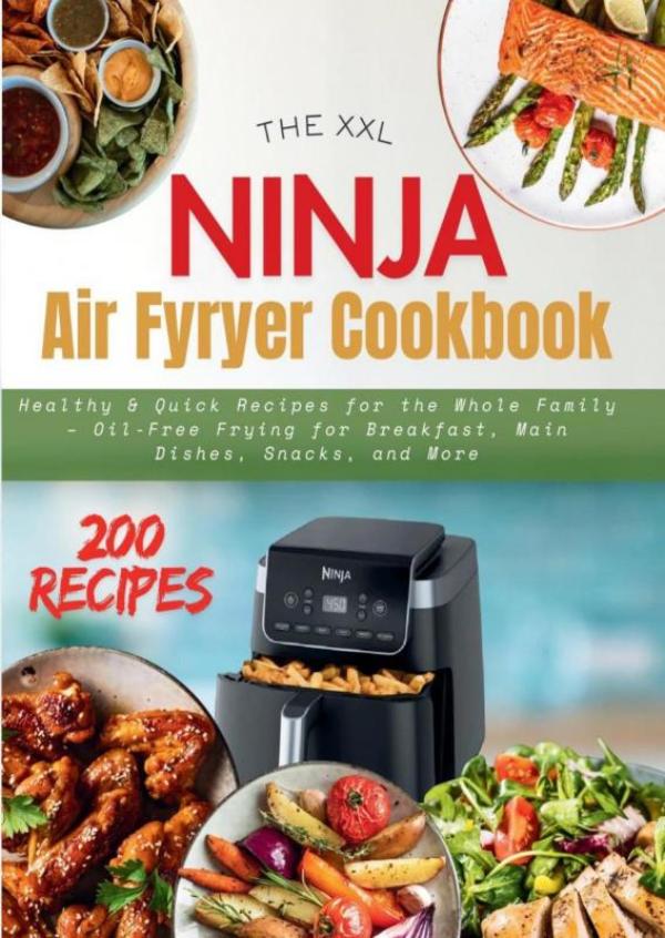 Omslag van THE XXL NINJA AIR FRYER COOKBOOK