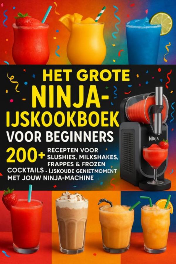 Omslag van Het grote Ninja-ijskookboek voor beginners