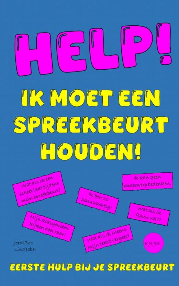 Omslag van HELP! IK MOET EEN SPREEKBEURT HOUDEN!