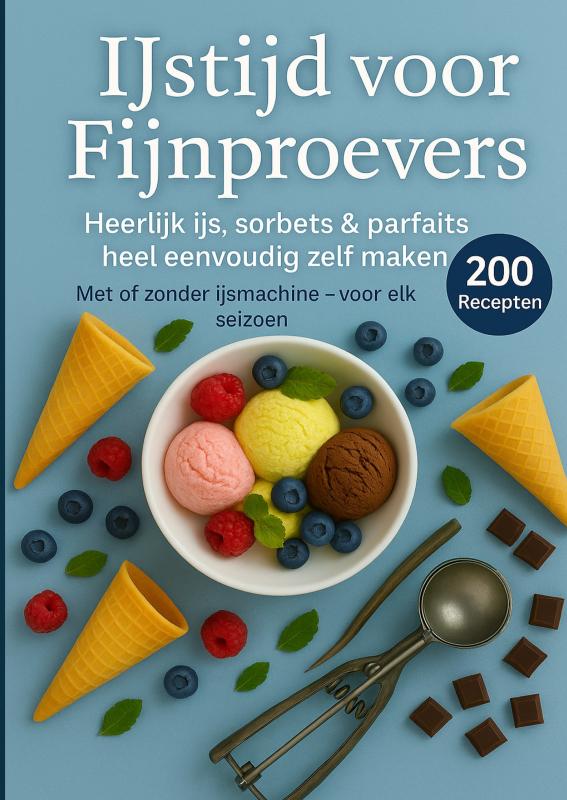 Omslag van IJstijd voor fijnproevers – 200 onweerstaanbare ijsrecepten voor elk seizoen