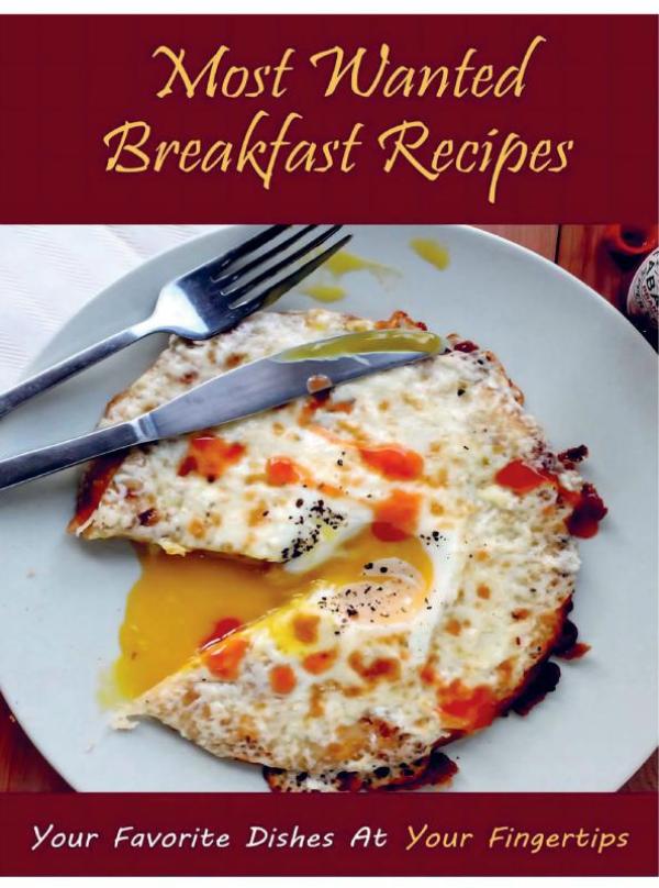 Omslag van Most Wanted Breakfast Recipes